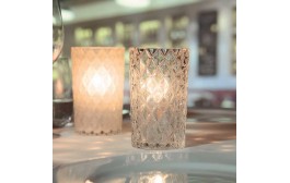Harlequin Clear Candle Holder